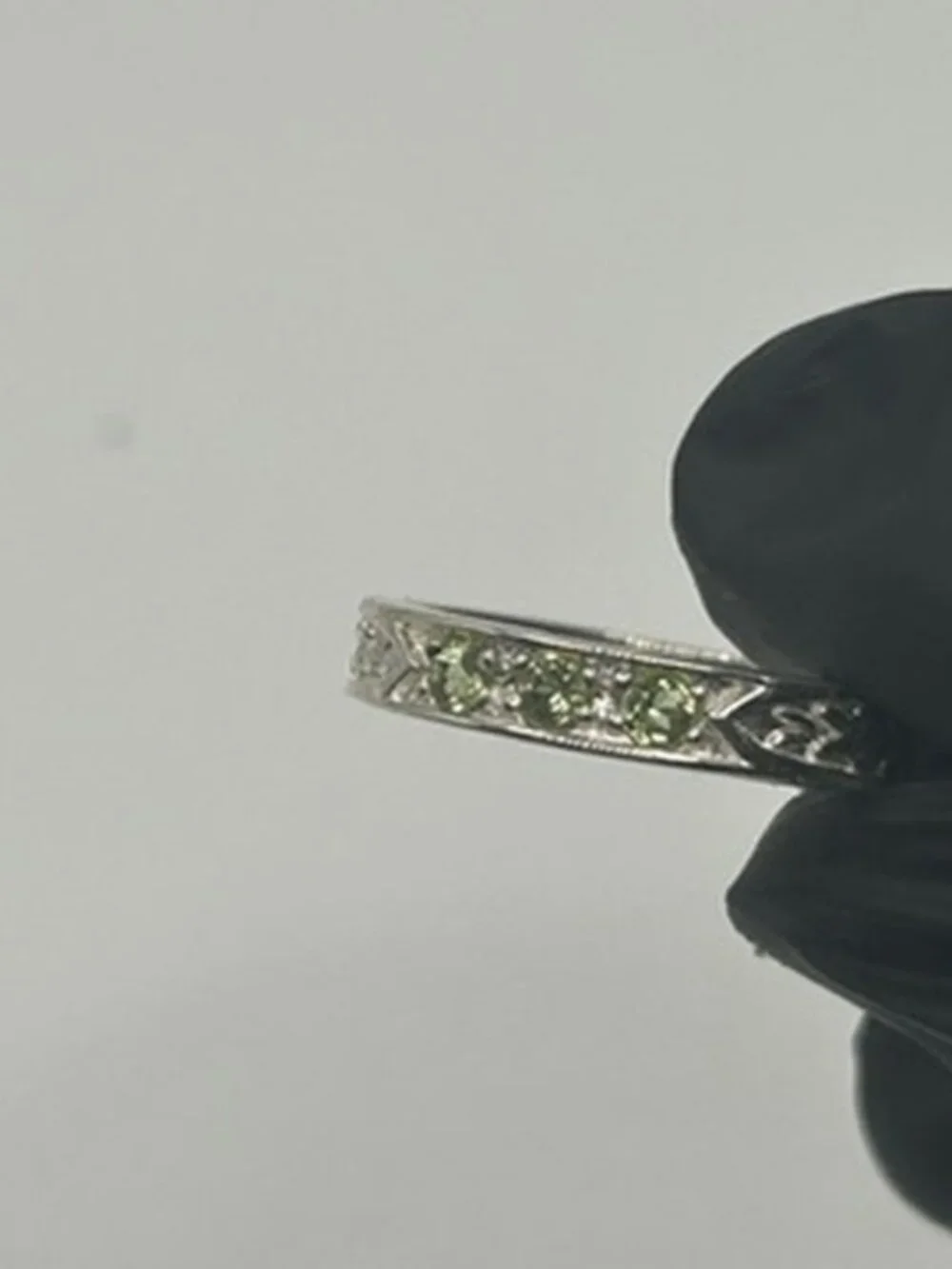Vintage 925 Sterling Silver Engraved Band Ring Womens Braided Detail Stamped